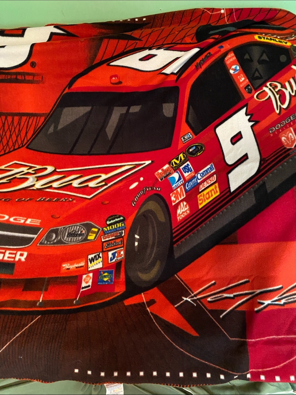 Kasey Kahne #9 NASCAR Bedding Throw - Unbranded
